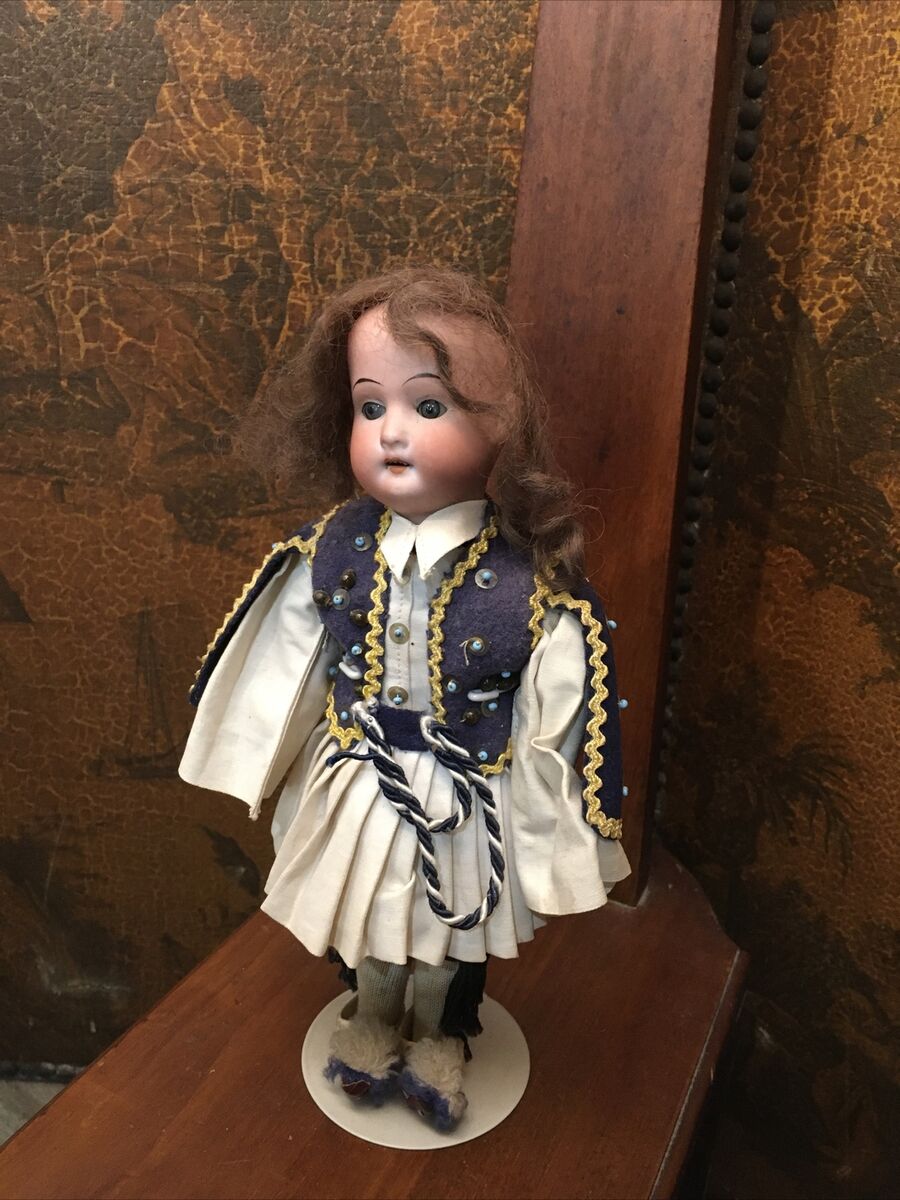 ANTIQUE HEUBACH KOPPELSDORF INTERNATIONAL CABINET DOLL 250 ANTIQUE HEUBACH KOPPELSDORF INTERNATIONAL CABINET DOLL 250