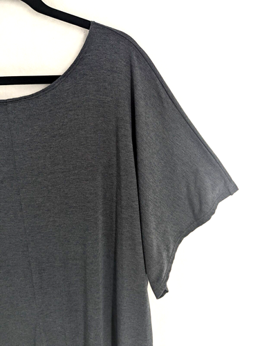 Bleeker & McDougal women's 3X gray beaded sequins dolman sleeve tee shirt USA - Picture 12 of 14