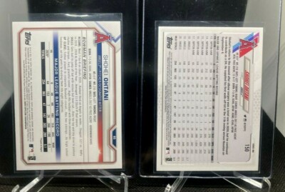 2021 Shohei Ohtani Bowman Baseball #85 & 2021 Topps Series One