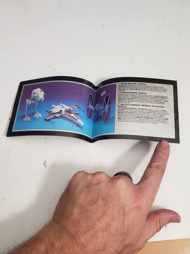 Catalogo Opuscoli ROTJ Star Wars Vintage Guardia Imperiale buone condizioni - Foto 6 di 6