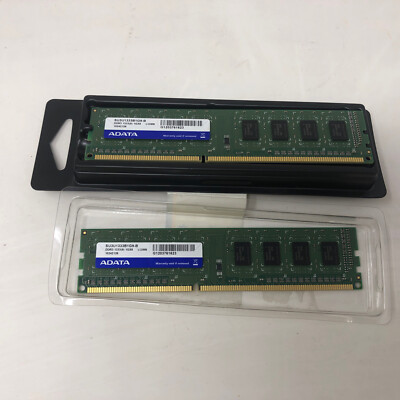 ADATA SU3U1333B1G9-B DDR3 1333 PC10600 U-DIMM 1GX8 X 2 (TOTAL 2GB) - USED
