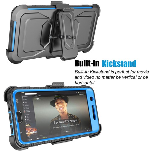 For Samsung Phone Shockproof Case With Belt Clip Kickstand + Screen Protector - 第 30/48 張圖片