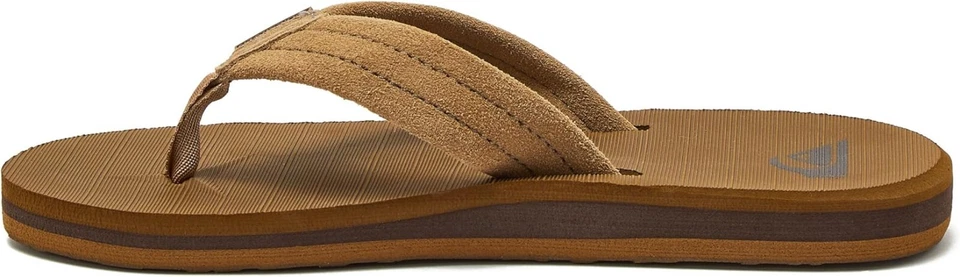 Quiksilver Boy's Carver Suede Fixed Strap Kids Flip Flop - Size 10 - S213 - Image 3 of 4