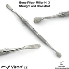 Bone File Straight & Cross-Cut Smoothing Bones Tool Surgical Dental Orthopedic