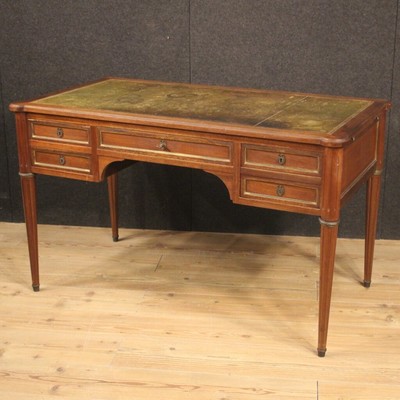 Mesa Secretária Móveis Mesa Escrivaninha De Madeira Estilo Antigo Francês 900 Sala De Estar Ebay