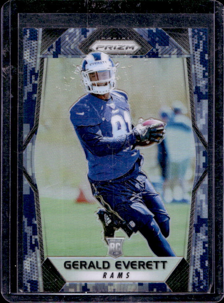 2017 Prizm Gerald Everett Camo RC #19/25 #241 Rams