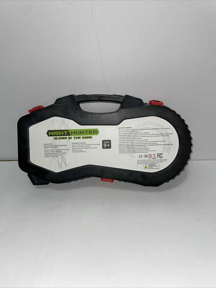Night Hunter Xtreme Helicopter Glow in the Dark W/ Remote Control - Image 2 of 2