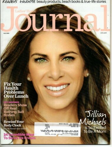 Ladies Home Journal Magazine July 2012 Jillian Michaels Swimsuits Ice Cream