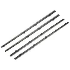 Felt Window Sweep Belt Kit with Chrome Bead for 67-72 Chevy Blazer