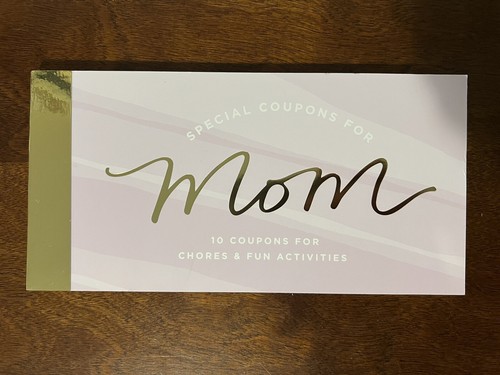 Mother's Day Mom Coupon Book - 10 Coupons for Chores & Fun Activites