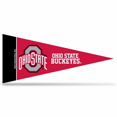 Ohio State Buckeyes Felt Mini Pennants, 4" x 9" - Licensed by Rico - Made In USA | eBay