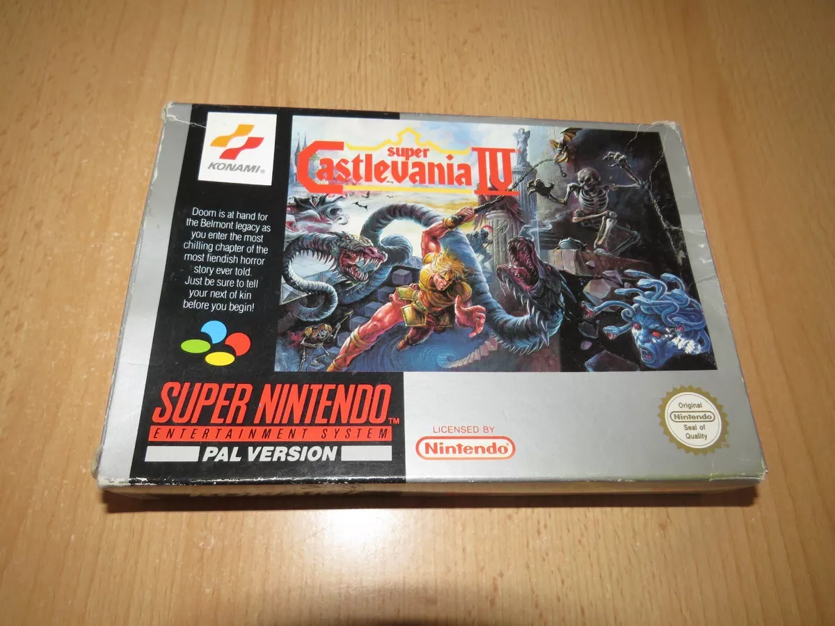 Forespørgsel Bryggeri Opfattelse Super Castlevania 4 IV - Super Nintendo Boxed with Manual PAL UK SNES  Original | eBay