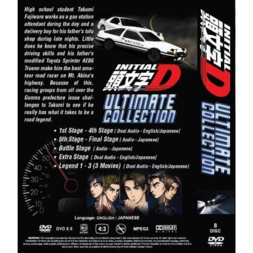 DVD Anime Initial D Ultimate Collection English Dubbed Japanese Audio All Region - Imagen 4 de 5