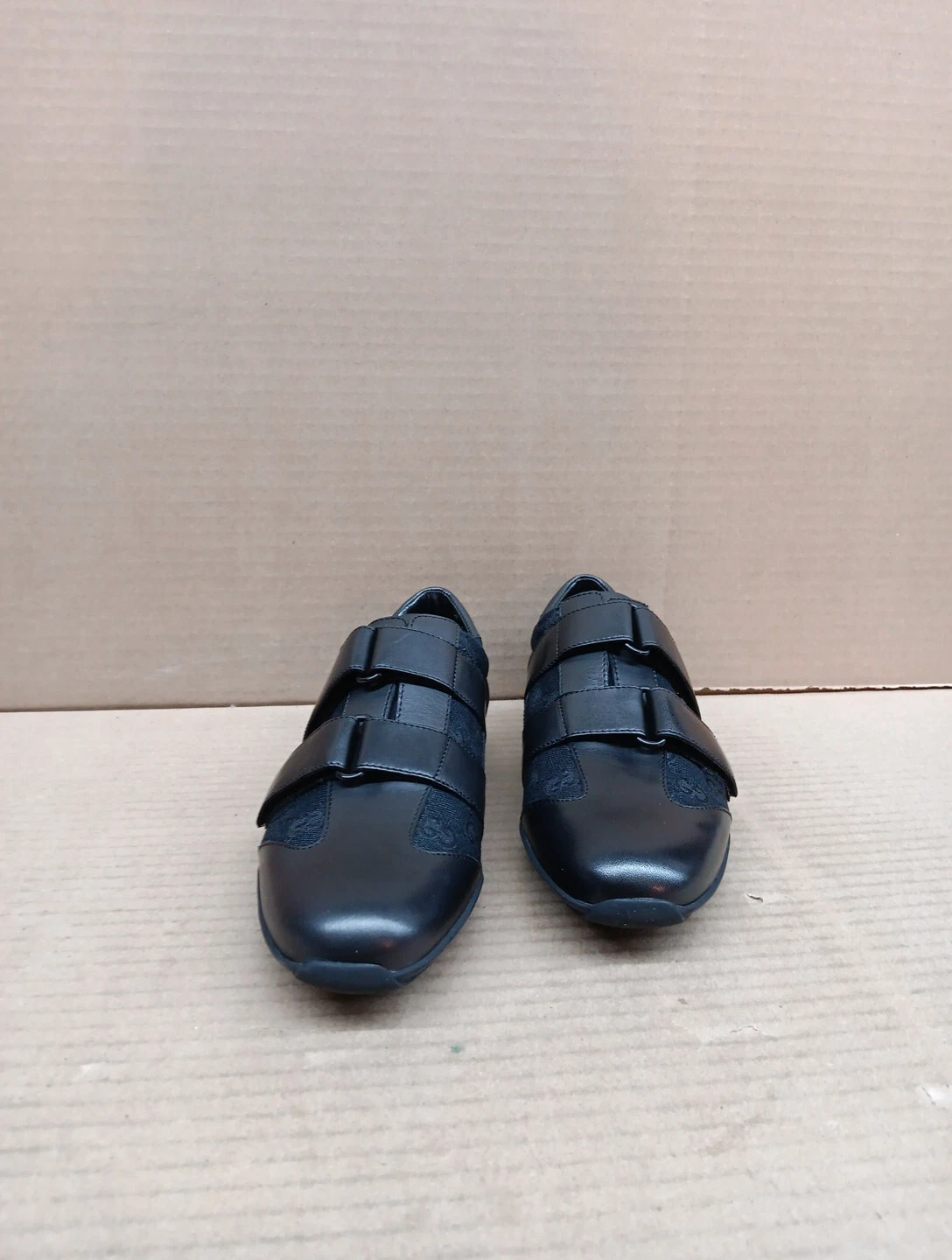 Gucci Pelle S. Gomma style homme   121830 a3n30, Nero, Eur taille   37,5 / taille   7,5 m