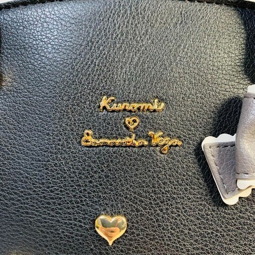 Samantha Vega Kuromi Limited Edition 2-Way Bijou Flutter Tote Sanrio Skull Charm - Picture 7 of 16