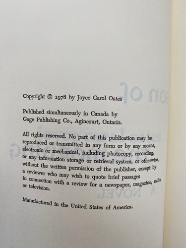 Son of the Morning by Joyce Carol Oates (1978) (HC) - Picture 4 of 12