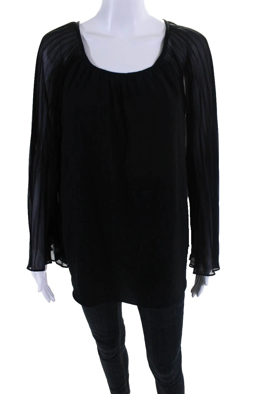 Nicole Miller 涤纶纯色上衣女