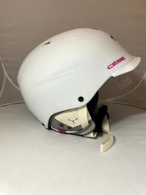 cebe snowboard helmet Cebe Contest Visor CB9 Snow Ski Snowboard Helmet White Pink Adult XL