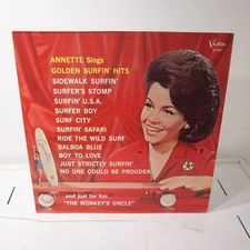 Annette Sings Golden Surfin' Hits LP VINYL ALBUM SURF