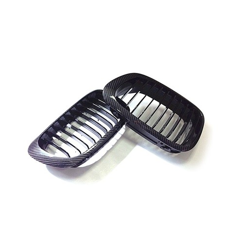 Carbon Fiber Front Grille Grill for BMW E46 3 Series Pre-LCI 99-01/M3 01-06 - Picture 4 of 4