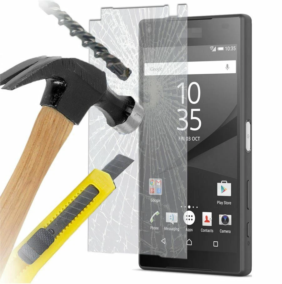 GENUINE Tempered Glass Screen Protector Film for Sony Xperia Z5 Z3 Z2 Z1 Compact - image 2 of 4
