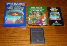 Space Invaders Atari 2600 video game in original box with instructions!