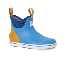 Xtratuf Ladies Trooper Blue Salmon Sisters Ankle Deck Boot XWAB-2SS
