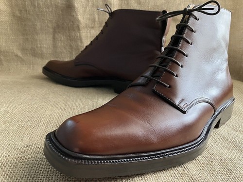Louis Vuitton Men's Brown Leather Boots Size UK 5.5 || US 6.5 - Picture 2 of 11
