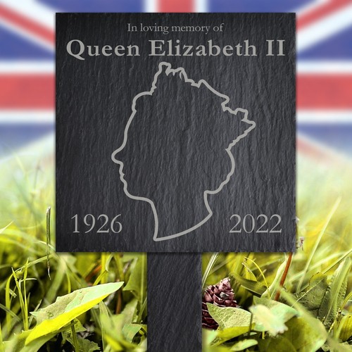 Queen Elizabeth II Military Style Metal Plaque - Aluminium Pub Sign, Man Cave Gift, UK