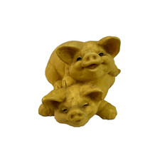 Vintage Collectable Truffles Russ Pigs In love Figurine