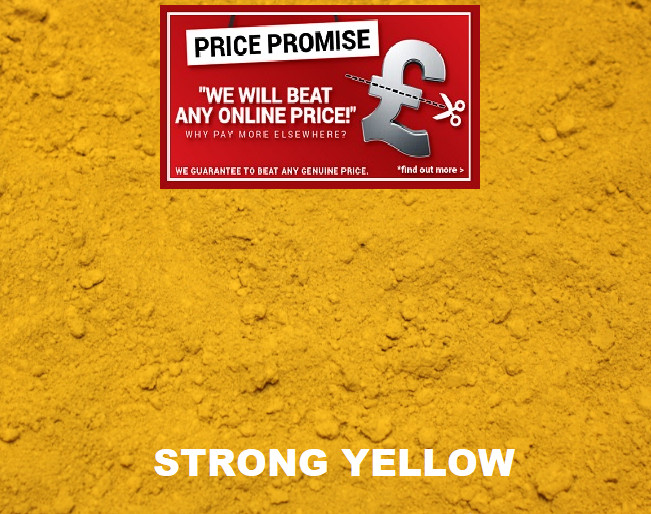 STRONG YELLOW Dye/Pigment for Concrete, Render, Mortar & Cement colour dye 