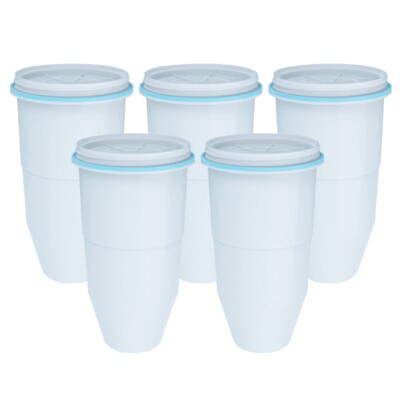 AQUA CREST Pitcher Water Filter Replacement for Zero Water  Filter ZR-017 (5 P)