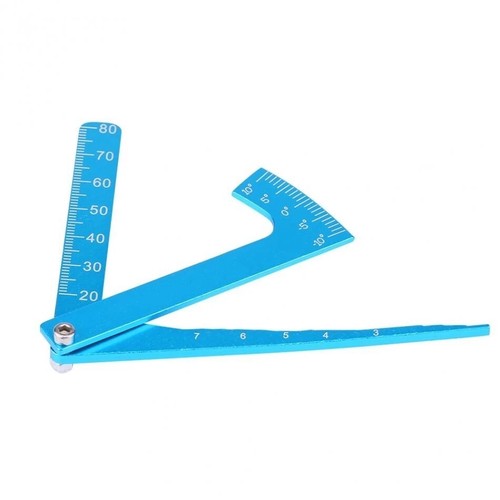 Usefully Practical Best Camber Gauge Aluminium For 1/8 1/10 RC Ruler Set - Picture 7 of 10