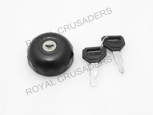 DIESEL FUEL TANK LOCKABLE CAP WITH KEYS FOR NEW MAHINDRA CJ340 CJ550 JEEP #G38 - Picture 1 of 3