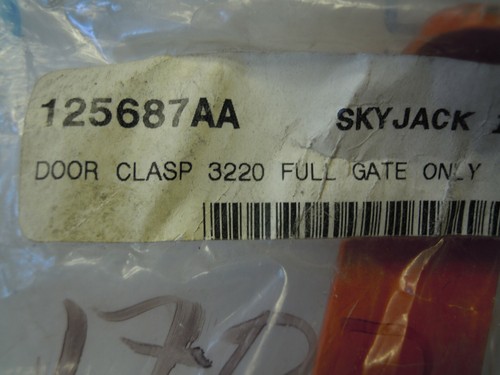 SKYJACK 125687AA DOOR CLASP 3220 FULL GATE LIFT PARTS ***NEW - Bild 3 von 3