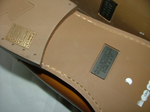 NEW WOB ALLEN EDMONDS MOCASSINS SHOES SIZE 12 D LEATHER BROWN SOLID #350 - Picture 6 of 9