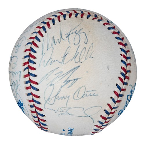 1995 All Star Game Signed Baseball 26 Sigs! Kirby Puckett Cal Ripken PSA DNA - Picture 8 of 8