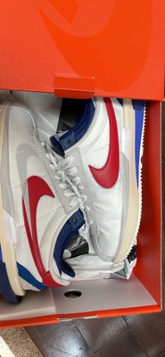 Nike Sacai x Zoom Cortez Men s Size 8 White/University Red Used