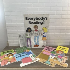 Vintage Everybody's Reading Teacher Classroom Bulletin Board Set  TREND T-739