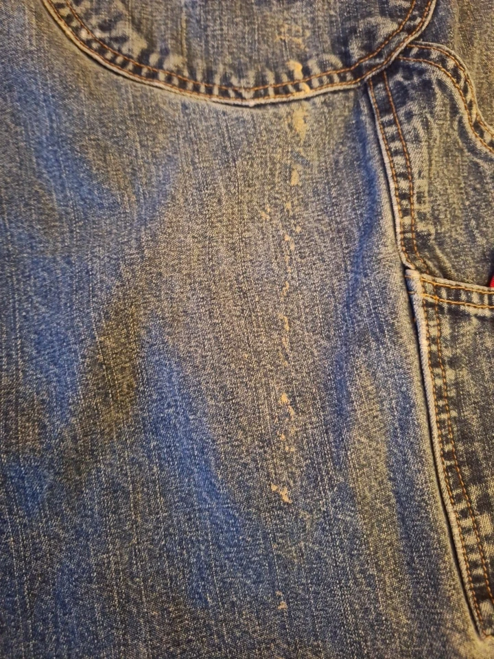 Pantalones Cortos Vaqueros Tommy Hilfiger De Colección Para Hombre 40 Denim Patín Sueltos Carpintero Años 90 Logo Foto 3 de 4