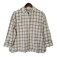 Everlane The Boxy Flannel Shirt Womens Size S Multi Plaid Button Down NWT