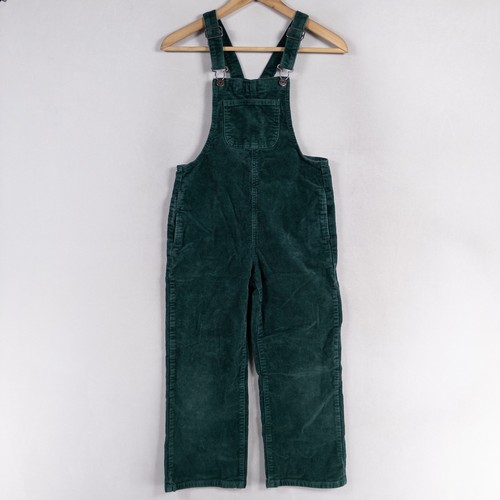 Cat & Jack Mädchen Latzhose Gr. Large 10/12 dunkelgrün Cord Stretch Freizeit