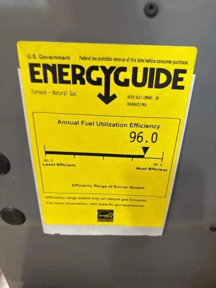 Ruud U96VA0602317MSA 56,000 BTU Multiposition Communicating 2 Stage Furnace 96% - Image 4 of 4
