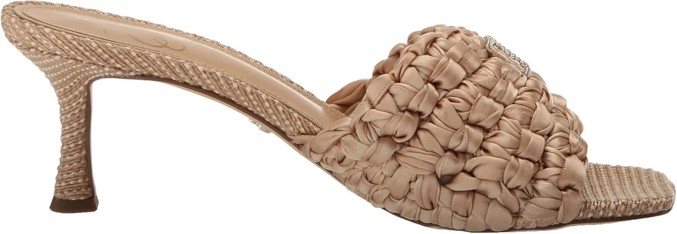 Sandalias de tacón crudo Sam Edelman cachemir para mujer nuevas/sin caja 7M Foto 2 de 4