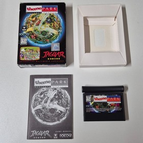 Theme Park - Original Official Atari Jaguar Console Game Protective Case