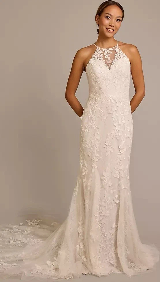 Ivory Halter Neck Wedding Dresses for sale | eBay
