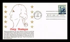 US COVER GEORGE WASHINGTON 5C PROMINENT AMERICANS FIRST DAY ISSUE