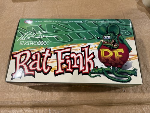 NHRA Matco Tools Rat Fink Whit Bazemore Dodge Funny Car Matco Tools 1:16 Limited - Afbeelding 4 van 15