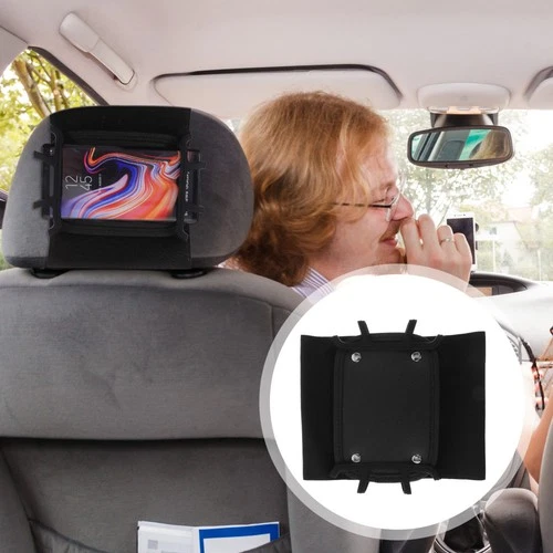Rotatable Car Phone Holder Portable Tablet Auto Headrest Bracket