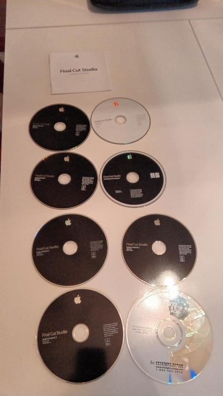 VINTAGE-APPLE Software CD's-The Final Cut-1999 to 2009
